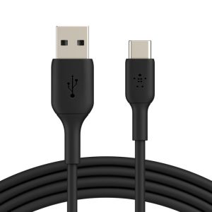 Cable Belkin Carga Rápida USB-A a USB-C 1m NEGRO (CAB002bt1MBK)