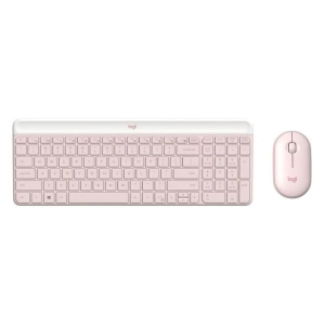 Combo Inalámbrico Logitech Teclado + Mouse Español Rosa 920 011312 2 Blink Costa Rica Equipos Computo Tecnologia