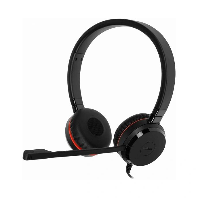 Headset Jabra Engage 20 SE (4999-823-369) Black wired gaming headset with padded ear cushions and a boom mic on a white background.