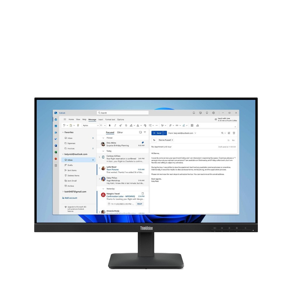 Monitor Lenovo ThinkVision S24 4E 24 FHD 100Hz 64B5KAR1LA 2 Blink Costa Rica Equipos Computo Tecnologia Monitor Lenovo ThinkVision S24 4E 24 FHD 100Hz 64B5KAR1LA 2 Blink Costa Rica Equipos Computo Tecnologia