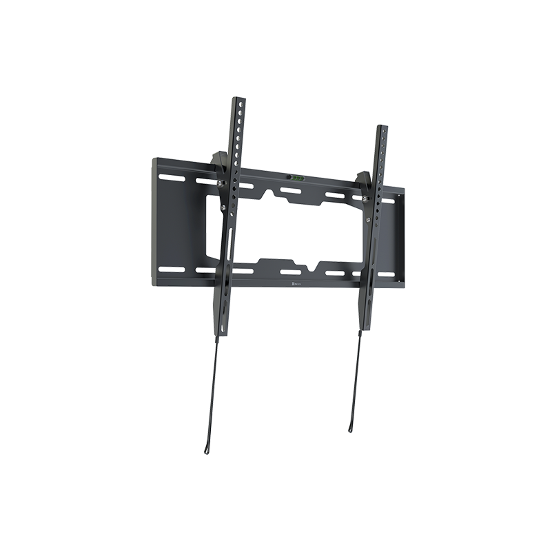 SOPORTE KLIP XTREME EN PARED PARA PANTALLA 37 80 PULGADAS NEGRO (KTM-352) Dual-arm full-motion TV wall mount with a rectangular mounting plate, designed to hold a flat-screen TV and allow extension, tilt, and swivel.