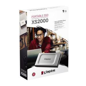 Unidad SSD Portátil Kingston XS2000 1TB USB C 32 Gen 2×2 SXS20001000G Blink Costa Rica Equipos Computo Tecnologia