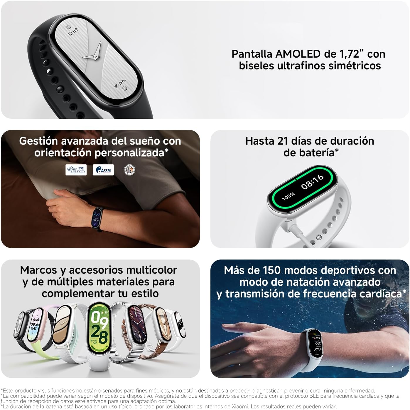 smart watch xiaomi smart band 10 glacier silver 63269 3 Blink Costa Rica Equipos Computo Tecnologia smart watch xiaomi smart band 10 glacier silver 63269 3 Blink Costa Rica Equipos Computo Tecnologia