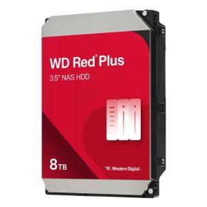 HD INTERNO 8TB WD RED PLUS 3.5" SATA 5640 RPM CMR / NAS RAID (WD80EFPX)