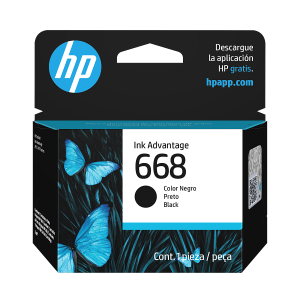 Cartucho Original de tinta HP Advantage 668 Negro (7FP37VL)