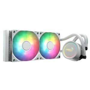 ENFRIAMIENTO LIQUIDO RGB AEROCOOL ABYSS L240R WHT AIO 240MM LGA115X (ACLA-AB24117.21)
