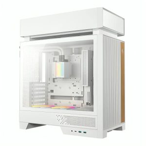 CASE RGB DEEPCOOL CL6600 WH MID TOWER 2 VENTILADORES WHITE (R-CL6600-WHNNA0-G)